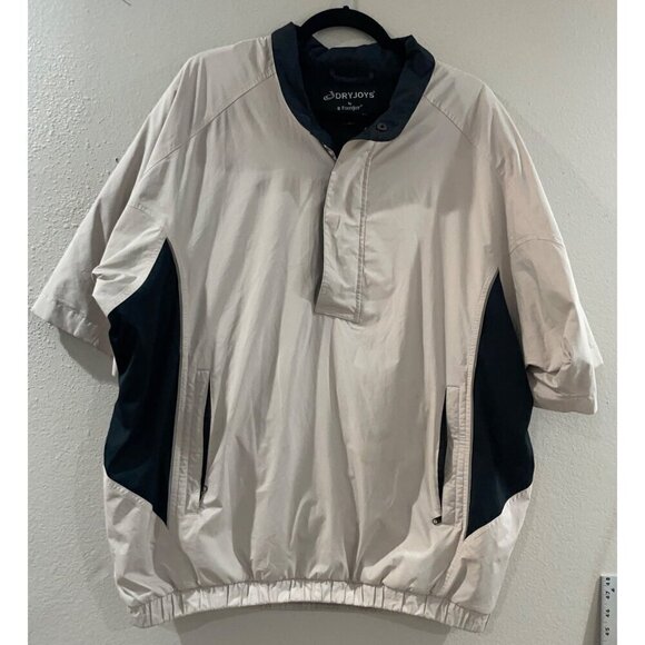 FootJoy Dryjoys Men’s Golf Jacket Pullover Half Zip windbreaker size L - Picture 1 of 8